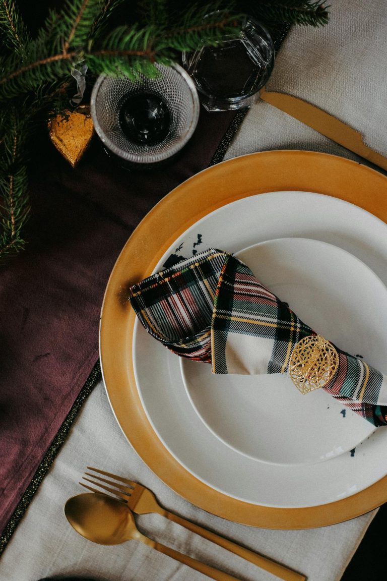 magisk julestemning ved spisebordet